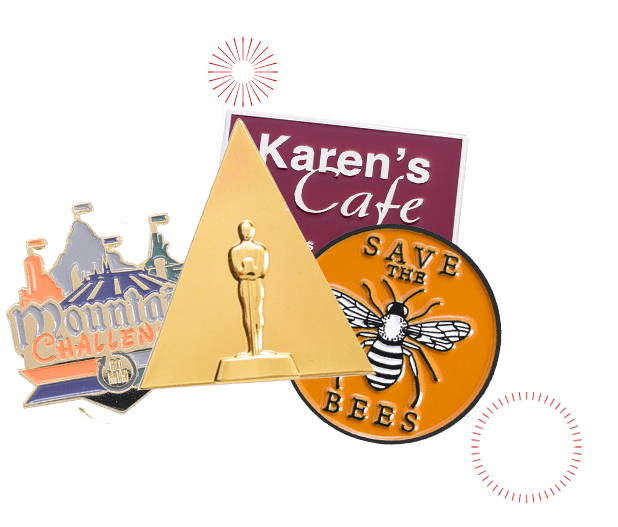 custom logo pins
