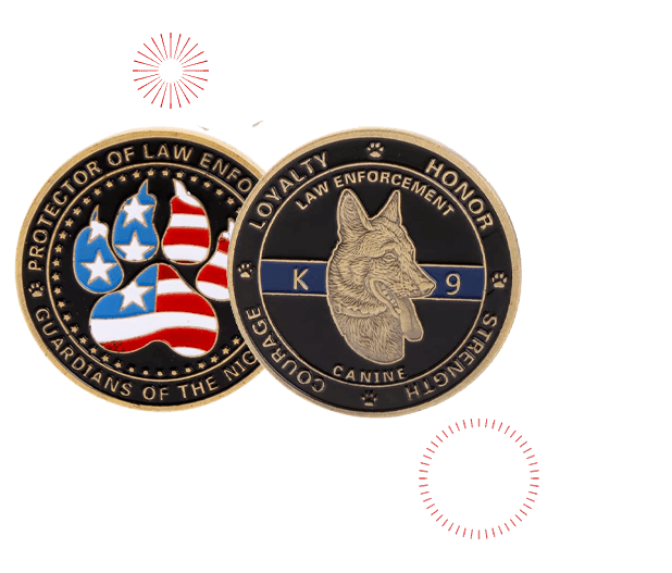 Law Enforcement challenge coins