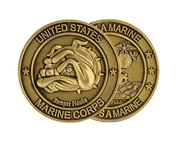 custom marine corps challenge coins