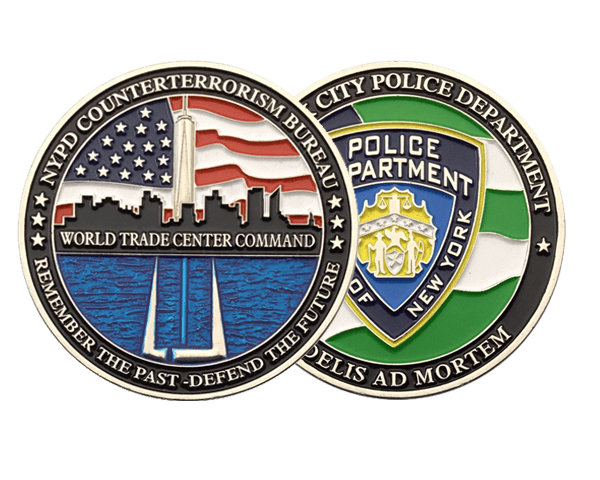 custom police challenge coins