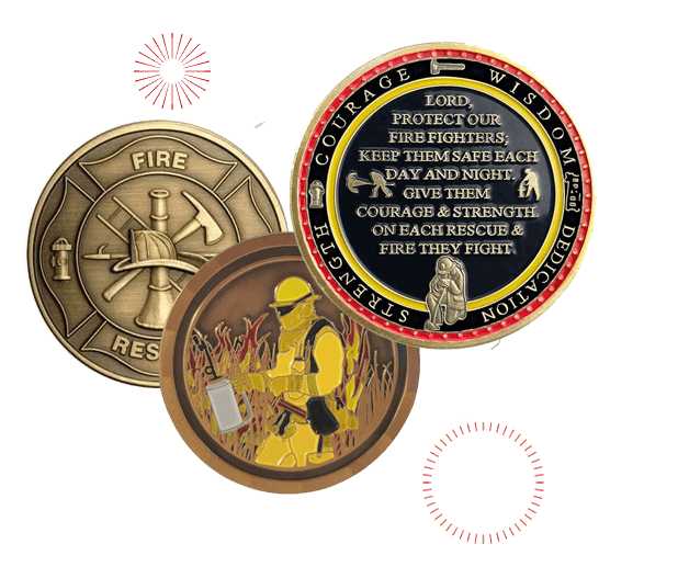 firefighter challenge coins