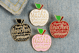 enamel pins business image