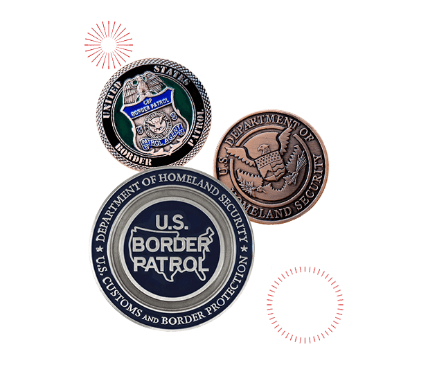 Border Patrol Challenge Coins 2
