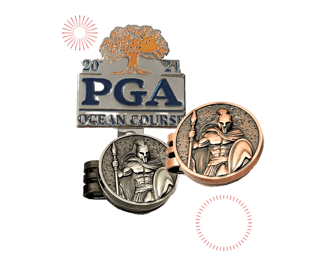 Custom Metal Golf Ball Marker image 2