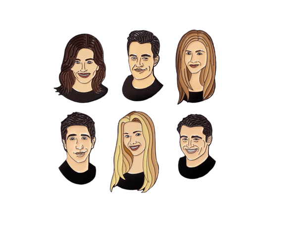Friends Pin Image 1