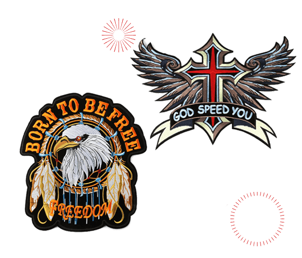 custom biker patch 2 image